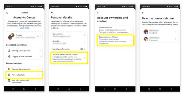 Facebook-account deactiveren op Android of iPhone