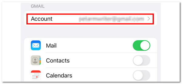 Gmailアカウント設定を削除する