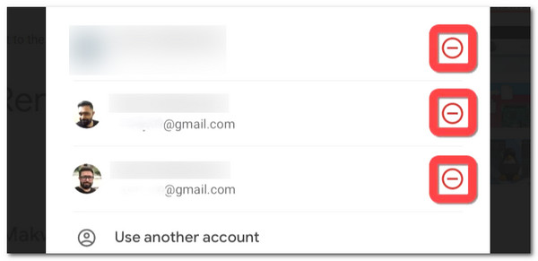 Gmailアカウントを削除する