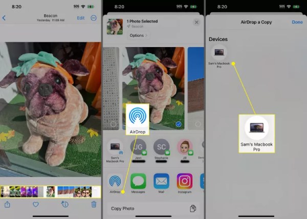 Usa Aridrop per ottenere più spazio su iPhone