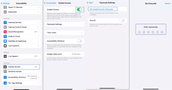 Akses Tetamu kepada Mesej Kunci