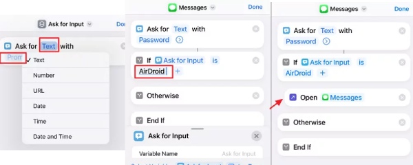 Pintasan ke Kunci Mesej