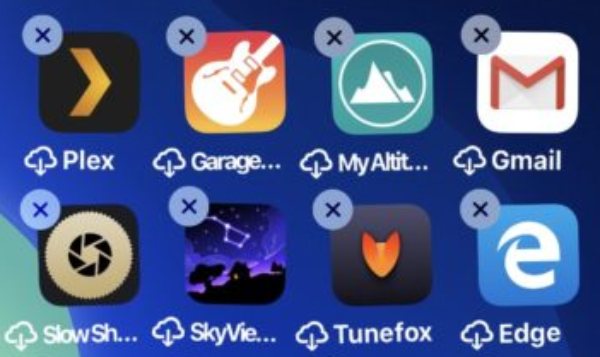 卸载 iOS 13 应用