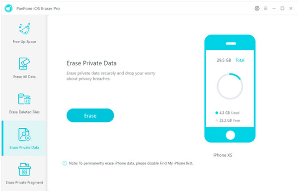 Panfone iPhone Eraser