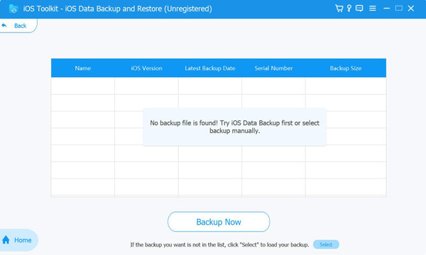 Restore Data to Your iOS Device