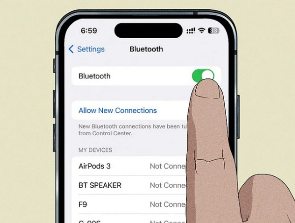Bluetooth'u yeniden etkinleştirin