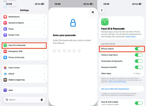 面容 ID iPhone 鎖