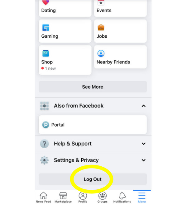 Cierra sesión y vuelve a iniciarla.