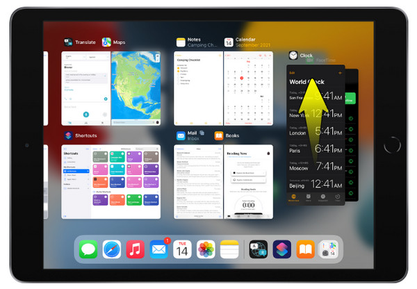 Cerrar apps en el iPad con el botón de inicio