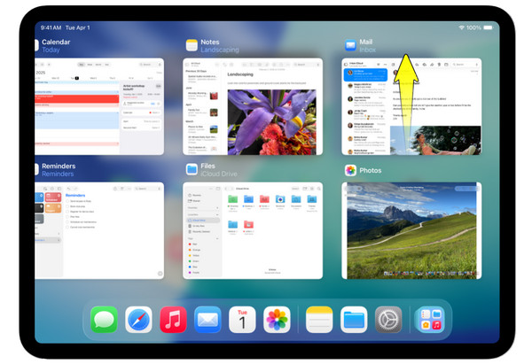 Cerrar apps en el iPad sin botón de inicio