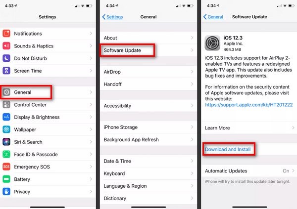 Ενημέρωση έκδοσης IOS