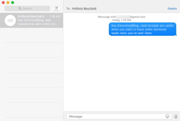 Blockeringsenheter för IMMessages