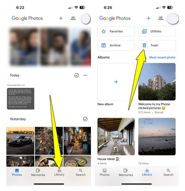 Récupérer des photos supprimées via Google Drive