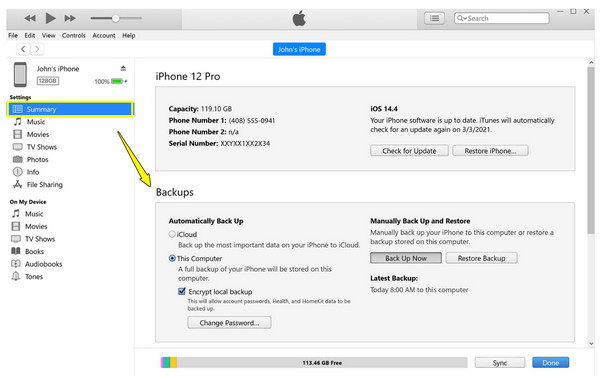 Récupérer des photos supprimées avec iTunes