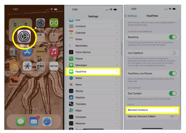 Vedeți numerele blocate în FaceTime
