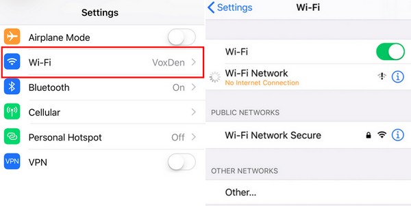 Semak Sambungan Wifi