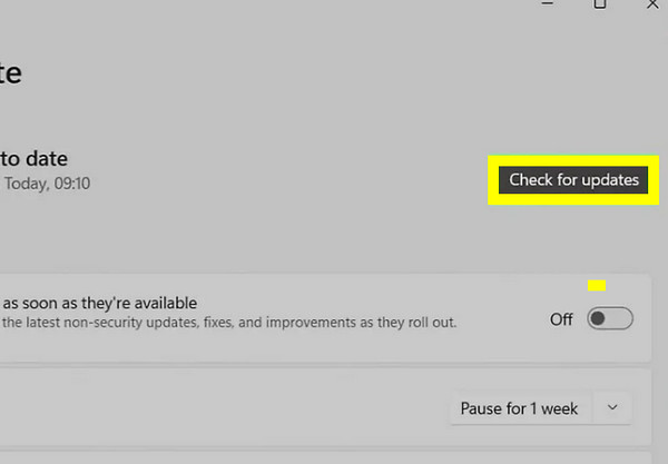 อัพเดตหรือรีสตาร์ทคอมพิวเตอร์