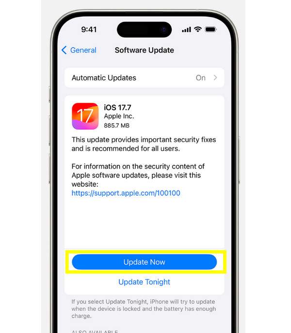 Oppdater iOS-en din