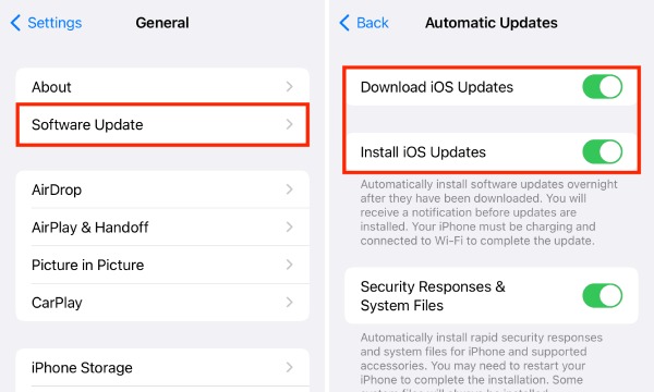 Actualizar sistema iOS