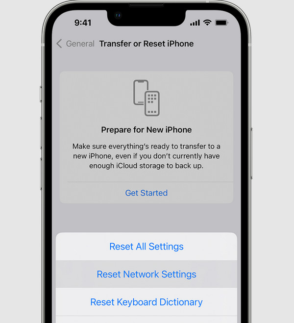 Reiniciar configuración de la red