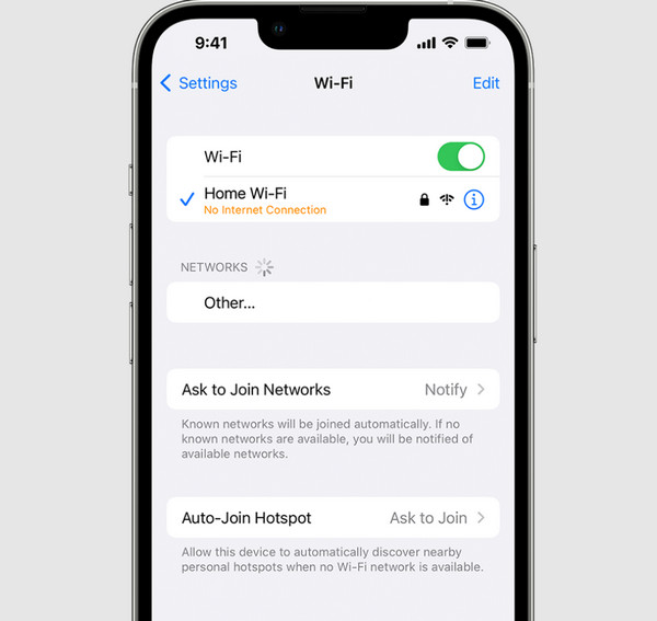 Verificar conexión de red