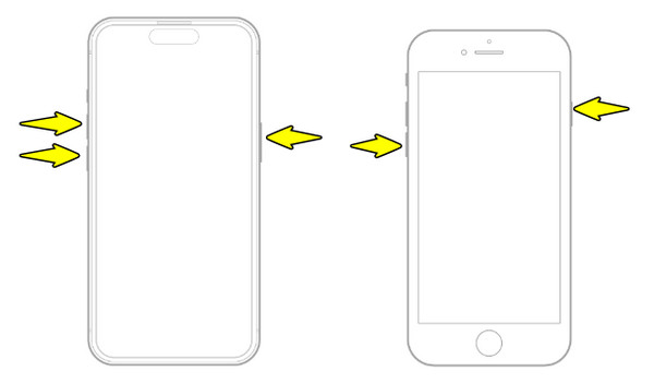 Reinicio forzado del iPhone con pantalla roja