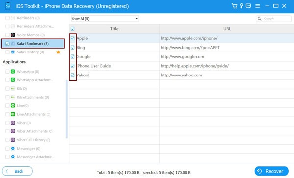 Recuperați mesajele șterse