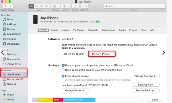後でMacでメッセージを復元する