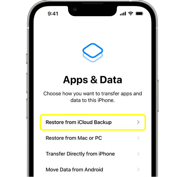 iCloud 백업을 사용하여 iPhone에서 삭제된 음성 메일을 복구하세요.