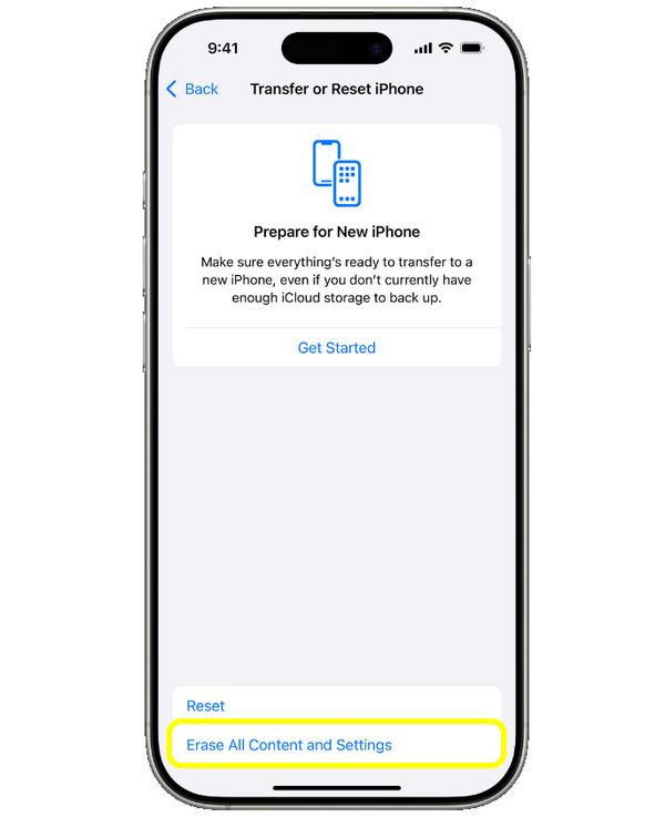 Επαναφορά iPhone στις εργοστασιακές ρυθμίσεις