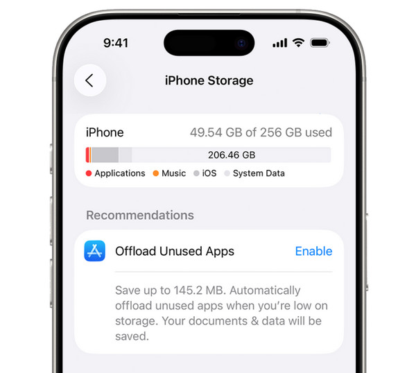 查看可用儲存空間