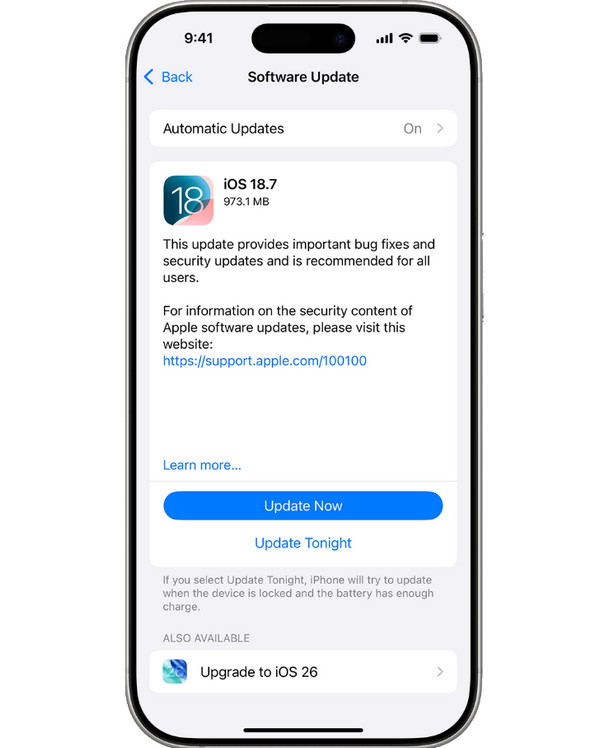 將 iOS 系統更新至最新版本
