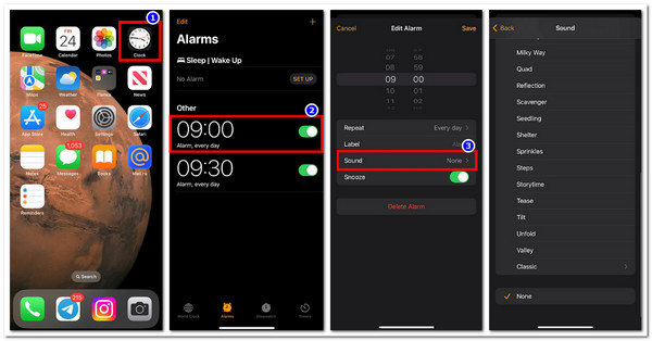 Alterar toques integrados do iPhone