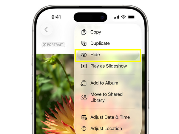 Aplikacija Fotografije Sakrij fotografije na iPhoneu