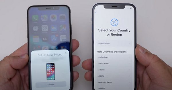 Transfer rapid de aplicații între iPhone