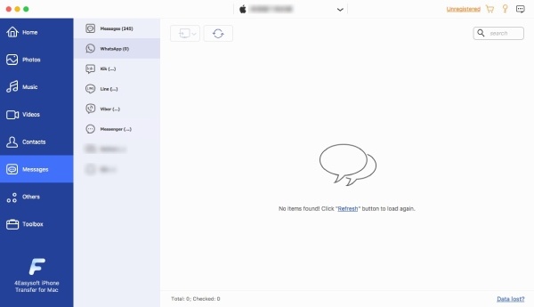 iPhone Messages 4Easysoft iPhone Transfer