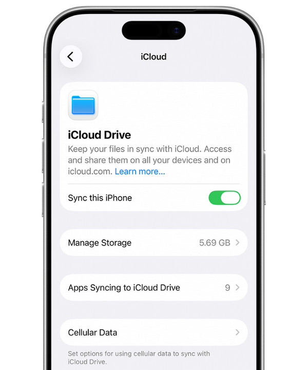 Включить iCloud на iPhone