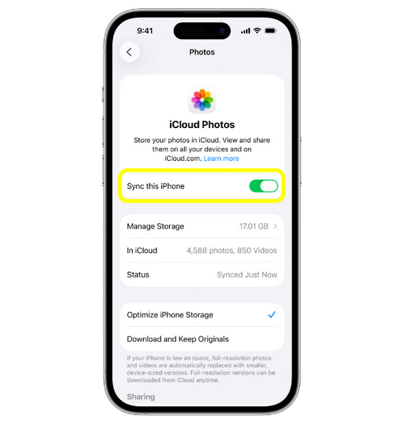 iCloud 사진, 아이폰에서 아이폰으로 사진 전송