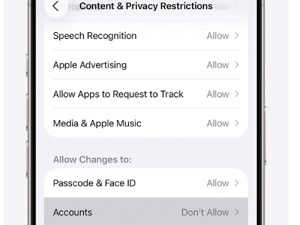 Allow To Change Account