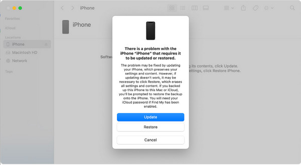 복구 모드를 통한 iOS 업데이트