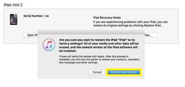 iTunes-Werkseinstellungen iPad zurücksetzen
