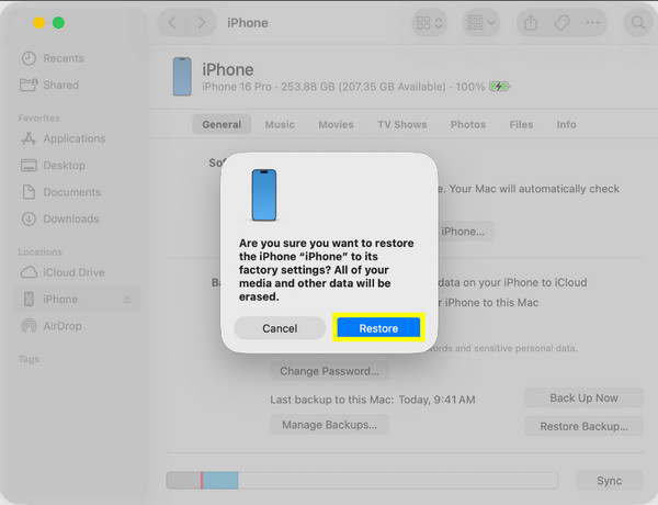 Подтвердите разблокировку экрана паролем