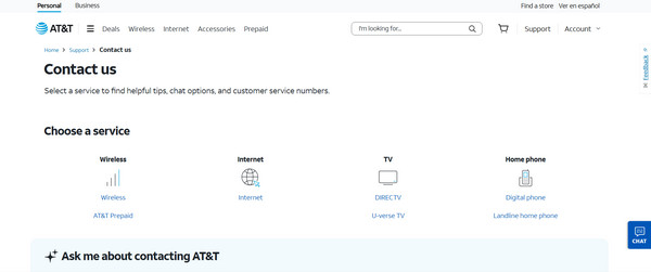 Klantenservice Ontgrendel ATT