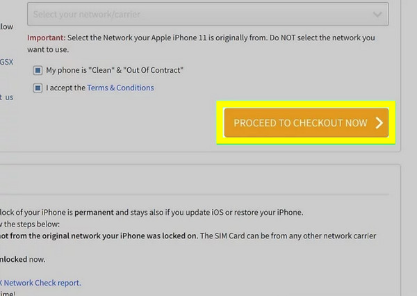Gebruik IMEI-ontgrendeling van derden