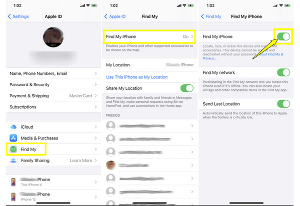 Turn Off Find My iPhone