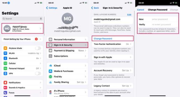 Lås opp Apple ID iPhone