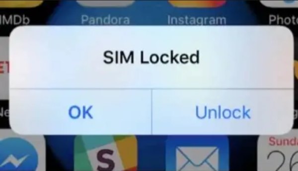 SIM-lukittu iPhone