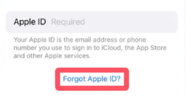 Unohdin Apple ID:n