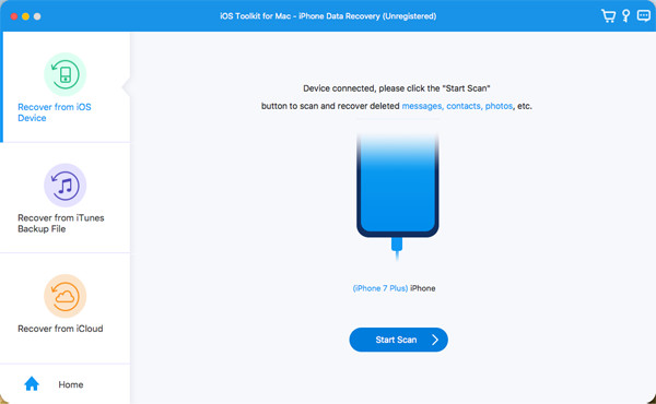 iOS Cihazını Taramayı Başlat