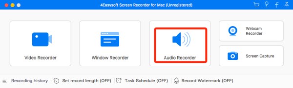 Select Audio Recorder